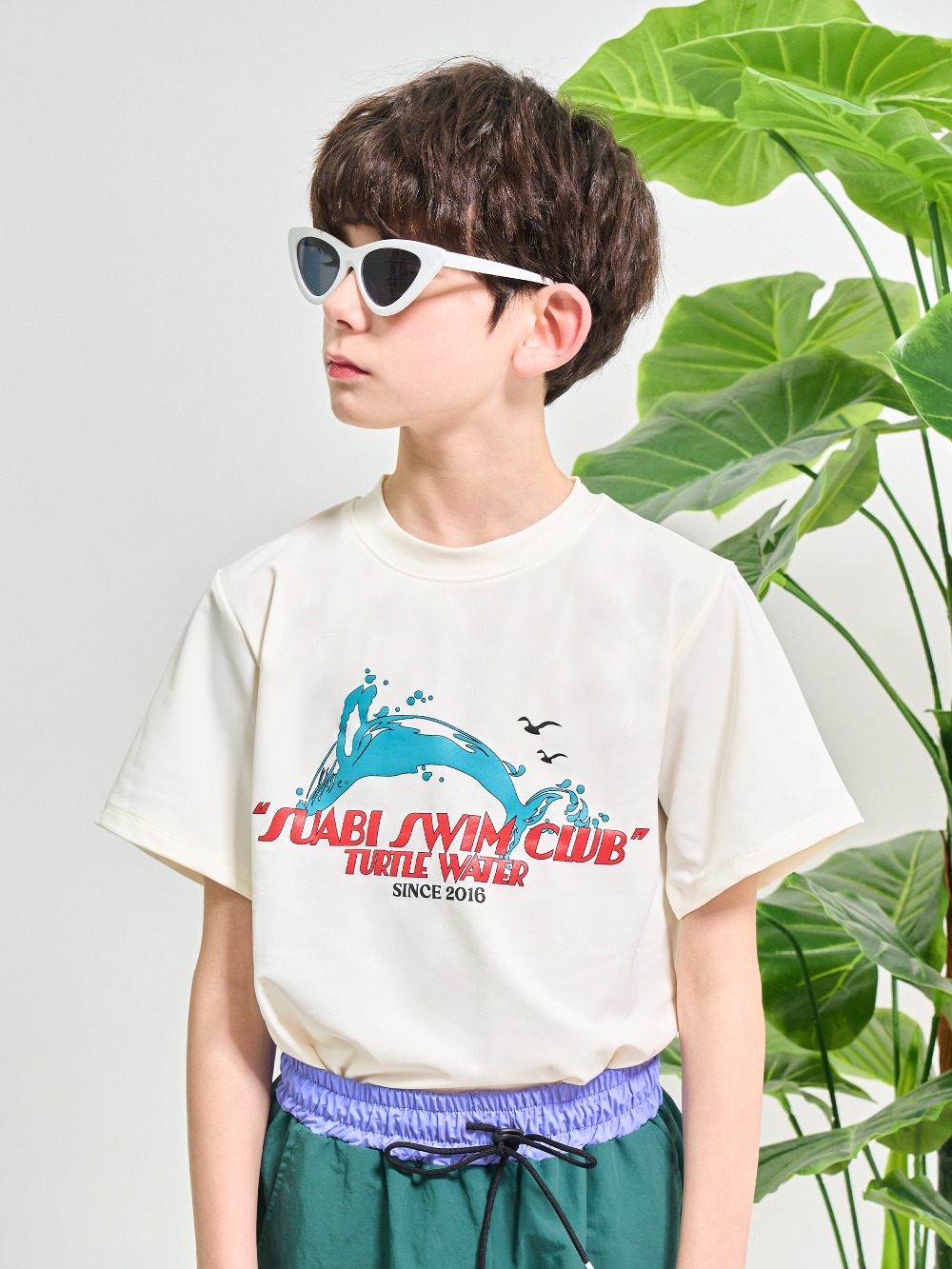 [J&amp;A]Wave Whale Water T : White ▷20%할인